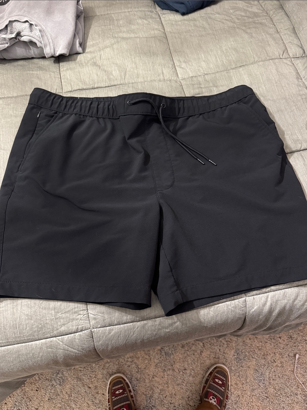 7” Black Athletic Shorts